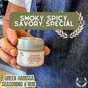 Green Harissa Seasoning & Rub | Artisanal Spice Blend | Gourmet Spice Mix