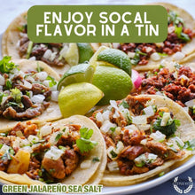 Load image into Gallery viewer, Green Jalapeño Sea Salt Gourmet Salts Gustus Vitae