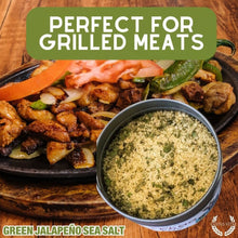 Load image into Gallery viewer, Green Jalapeño Sea Salt Gourmet Salts Gustus Vitae