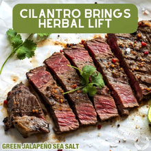 Load image into Gallery viewer, Green Jalapeño Sea Salt Gourmet Salts Gustus Vitae