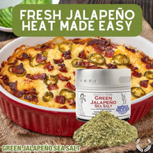 Load image into Gallery viewer, Green Jalapeño Sea Salt Gourmet Salts Gustus Vitae