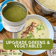 Load image into Gallery viewer, Green Tea Sea Salt Gourmet Salts Gustus Vitae