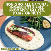 Load image into Gallery viewer, Green Tea Sea Salt Gourmet Salts Gustus Vitae