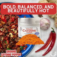 Load image into Gallery viewer, Ground Cayenne Pepper Gourmet Seasonings Gustus Vitae