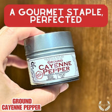 Load image into Gallery viewer, Ground Cayenne Pepper Gourmet Seasonings Gustus Vitae