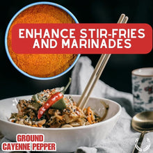 Load image into Gallery viewer, Ground Cayenne Pepper Gourmet Seasonings Gustus Vitae