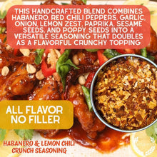 Load image into Gallery viewer, Habanero &amp; Lemon Chili Crunch Seasoning Gustus Vitae