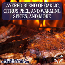 Load image into Gallery viewer, Herbed Maple &amp; Spice BBQ Seasoning Bougie BBQ Gustus Vitae