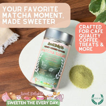 Load image into Gallery viewer, Honey Kissed Matcha Ginger Sugar | Sweet Delights Gourmet Sugar, Matcha &amp; Spice Gustus Vitae