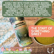 Load image into Gallery viewer, Honey Kissed Matcha Ginger Sugar | Sweet Delights Gourmet Sugar, Matcha &amp; Spice Gustus Vitae