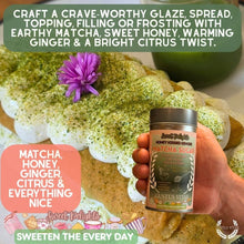 Load image into Gallery viewer, Honey Kissed Matcha Ginger Sugar | Sweet Delights Gourmet Sugar, Matcha &amp; Spice Gustus Vitae
