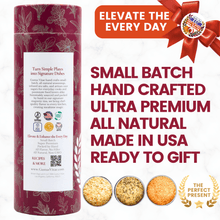 Load image into Gallery viewer, Hot &amp; Spicy Sea Salts: Smoke, Heat, Fire &amp; Flame | Gift Pack Set of 3 Collections &amp; Gift Sets Gustus Vitae