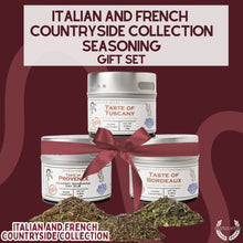 Load image into Gallery viewer, Italian and French Countryside Spice Blend Collection - 3 Tins Collections &amp; Gift Sets Gustus Vitae