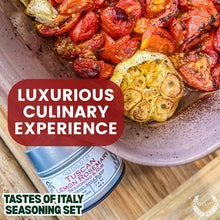 Load image into Gallery viewer, Italian Seasoning Gift Set - Tastes of Italy - Artisanal Spice Blends Six Pack Collections &amp; Gift Sets Gustus Vitae