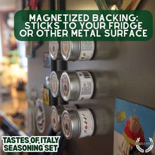 Load image into Gallery viewer, Italian Seasoning Gift Set - Tastes of Italy - Artisanal Spice Blends Six Pack Collections &amp; Gift Sets Gustus Vitae