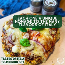 Load image into Gallery viewer, Italian Seasoning Gift Set - Tastes of Italy - Artisanal Spice Blends Six Pack Collections &amp; Gift Sets Gustus Vitae