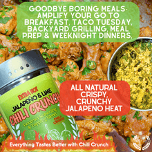 Load image into Gallery viewer, Jalapeño &amp; Lime Chili Crunch Seasoning Gustus Vitae