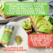 Load image into Gallery viewer, Jalapeño &amp; Lime Chili Crunch Seasoning Gustus Vitae