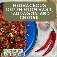 Load image into Gallery viewer, Jalapeño Lime Ranch Seasoning Gourmet Seasonings Gustus Vitae