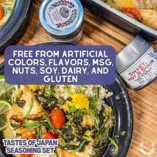 Load image into Gallery viewer, Japanese Seasoning Gift Set - Tastes of Japan - Artisanal Spice Blends Six Pack Collections &amp; Gift Sets Gustus Vitae