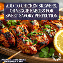 Load image into Gallery viewer, Japanese Teriyaki BBQ Seasoning &amp; Rub Bougie BBQ Gustus Vitae