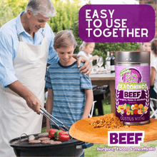 Load image into Gallery viewer, Kid’s Menu: Beef: Burgers, Tacos &amp; Meatballs Seasoning Gourmet Seasonings Gustus Vitae