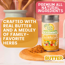 Load image into Gallery viewer, Kid’s Menu: Butter: And House Favorite Spices Gourmet Seasonings Gustus Vitae