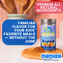 Load image into Gallery viewer, Kid’s Menu: Chicken - Tendies &amp; Fries Gourmet Seasoning Mix Gourmet Seasonings Gustus Vitae