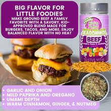 Load image into Gallery viewer, Kid's Menu Deluxe Seasoning Collection | Set of 6 XL Seasonings Collections &amp; Gift Sets Gustus Vitae