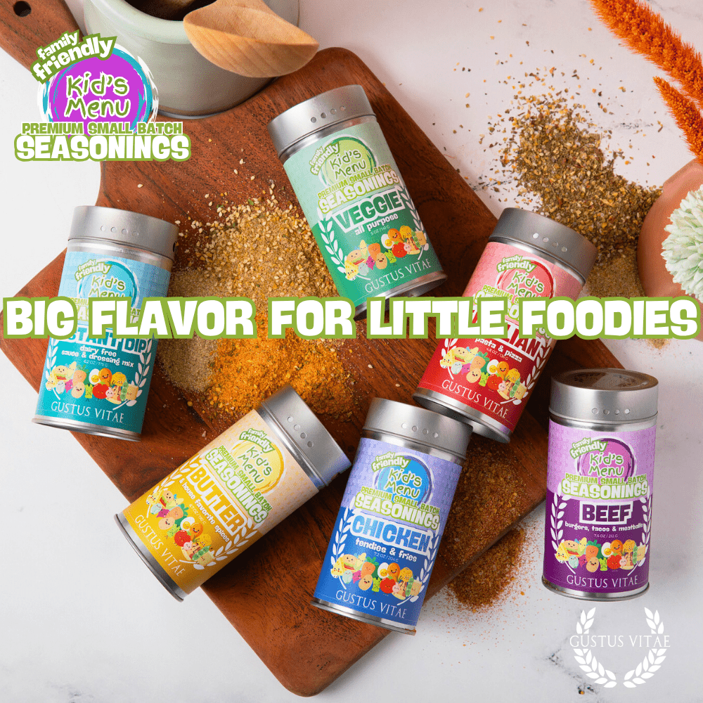 Instant Dressing Kid’s Menu: Instant Dip: Dairy-Free Sauce & Dressing Mix – Gustus Vitae