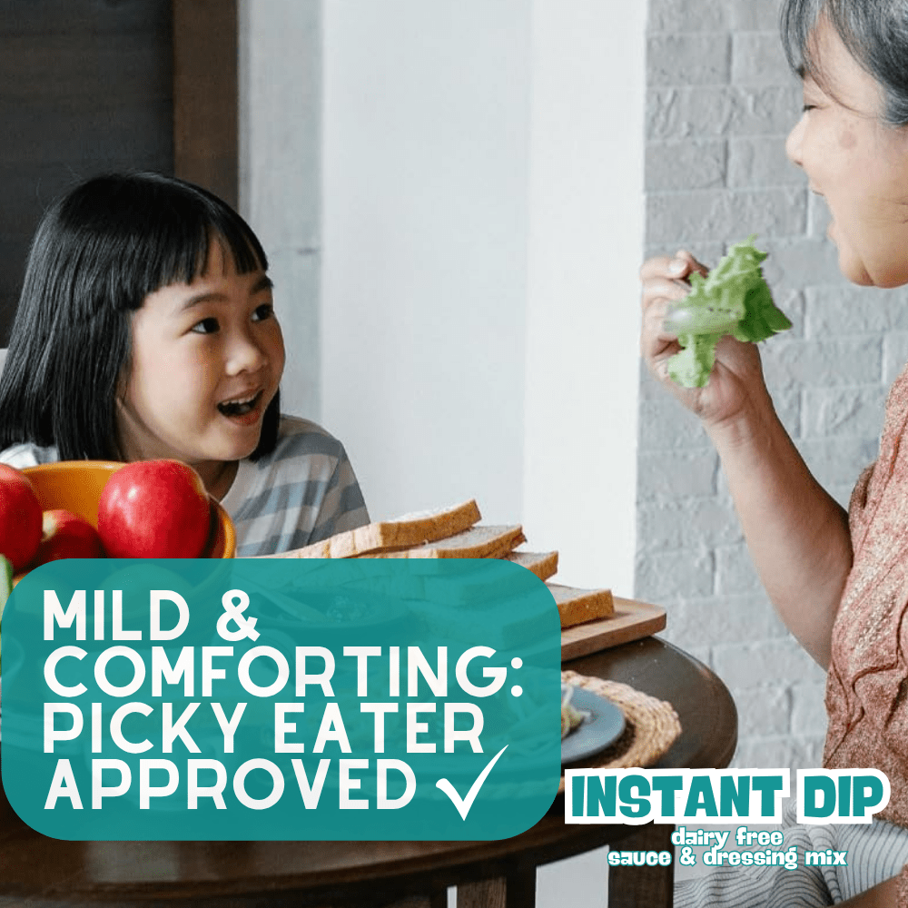 Instant Dressing Kid’s Menu: Instant Dip: Dairy-Free Sauce & Dressing Mix – Gustus Vitae