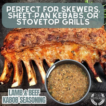 Load image into Gallery viewer, Lamb &amp; Beef Kabob Seasoning Gourmet Seasonings Gustus Vitae