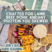 Load image into Gallery viewer, Lamb &amp; Beef Kabob Seasoning Gourmet Seasonings Gustus Vitae
