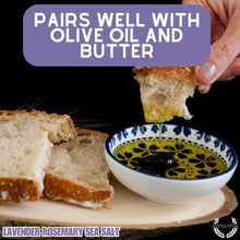 Load image into Gallery viewer, Lavender Rosemary Sea Salt Gourmet Salts Gustus Vitae