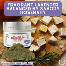 Load image into Gallery viewer, Lavender Rosemary Sea Salt Gourmet Salts Gustus Vitae