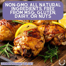 Load image into Gallery viewer, Lavender Rosemary Sea Salt Gourmet Salts Gustus Vitae