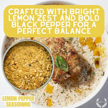 Load image into Gallery viewer, Lemon Pepper Seasoning Gourmet Seasonings Gustus Vitae