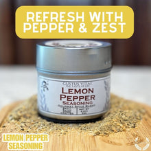 Load image into Gallery viewer, Lemon Pepper Seasoning Gourmet Seasonings Gustus Vitae