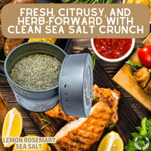 Load image into Gallery viewer, Lemon Rosemary Sea Salt Gourmet Salts Gustus Vitae