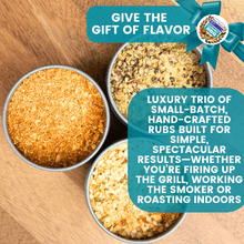 Load image into Gallery viewer, Luxury BBQ House Reserve Seasonings | Gift Pack Set of 3 Collections &amp; Gift Sets Gustus Vitae