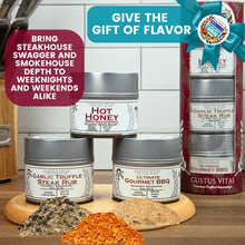 Load image into Gallery viewer, Luxury BBQ House Reserve Seasonings | Gift Pack Set of 3 Collections &amp; Gift Sets Gustus Vitae