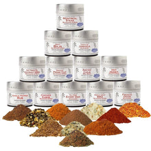 Load image into Gallery viewer, Luxury BBQ House Reserve Seasonings | Set of 12 Tins Collections &amp; Gift Sets Gustus Vitae