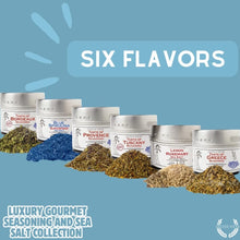 Load image into Gallery viewer, Luxury Gourmet Seasoning and Sea Salt Collection - 6 Tins Collections &amp; Gift Sets Gustus Vitae