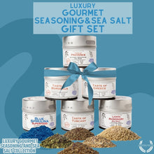 Load image into Gallery viewer, Luxury Gourmet Seasoning and Sea Salt Collection - 6 Tins Collections &amp; Gift Sets Gustus Vitae