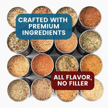 Load image into Gallery viewer, Luxury Pantry Refresh | House Favorites Seasonings &amp; Sea Salts | Set of 20 Tins Collections &amp; Gift Sets Gustus Vitae