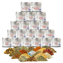 Load image into Gallery viewer, Luxury Pantry Refresh | House Favorites Seasonings &amp; Sea Salts | Set of 20 Tins Collections &amp; Gift Sets Gustus Vitae