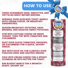 Load image into Gallery viewer, Made for Breakfast: The Morning Table Seasonings | Gift Pack Set of 3 Collections &amp; Gift Sets Gustus Vitae