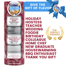 Load image into Gallery viewer, Made for Breakfast: The Morning Table Seasonings | Gift Pack Set of 3 Collections &amp; Gift Sets Gustus Vitae