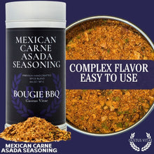 Load image into Gallery viewer, Mexican Carne Asada Seasoning | Bougie BBQ Rub Gustus Vitae
