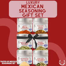 Load image into Gallery viewer, Mexican Seasoning Gift Set - Tastes of Mexico - Artisanal Spice Blends Six Pack Collections &amp; Gift Sets Gustus Vitae